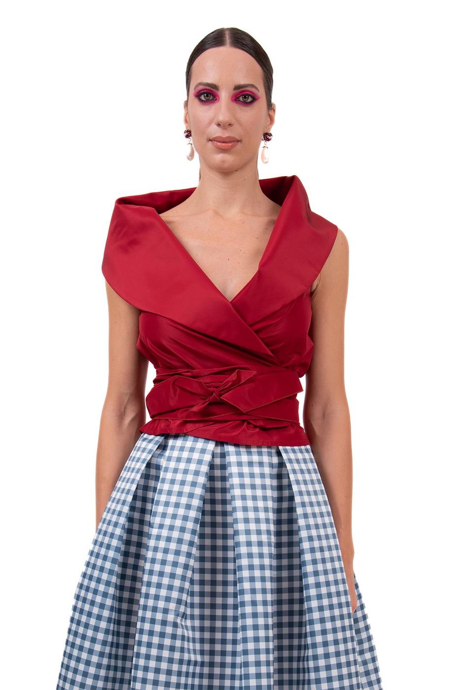 Gcr22kr157 t53  maglieria  giadacurti  rosso, 42