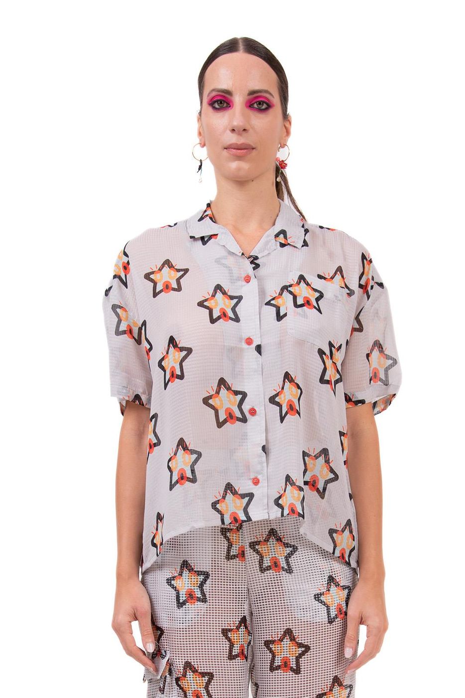 Camiste  camicie  white  grigio, m