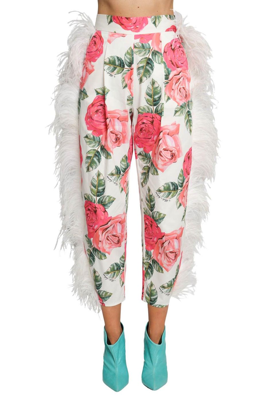 Prue  pantaloni  alberto audenino  white, m