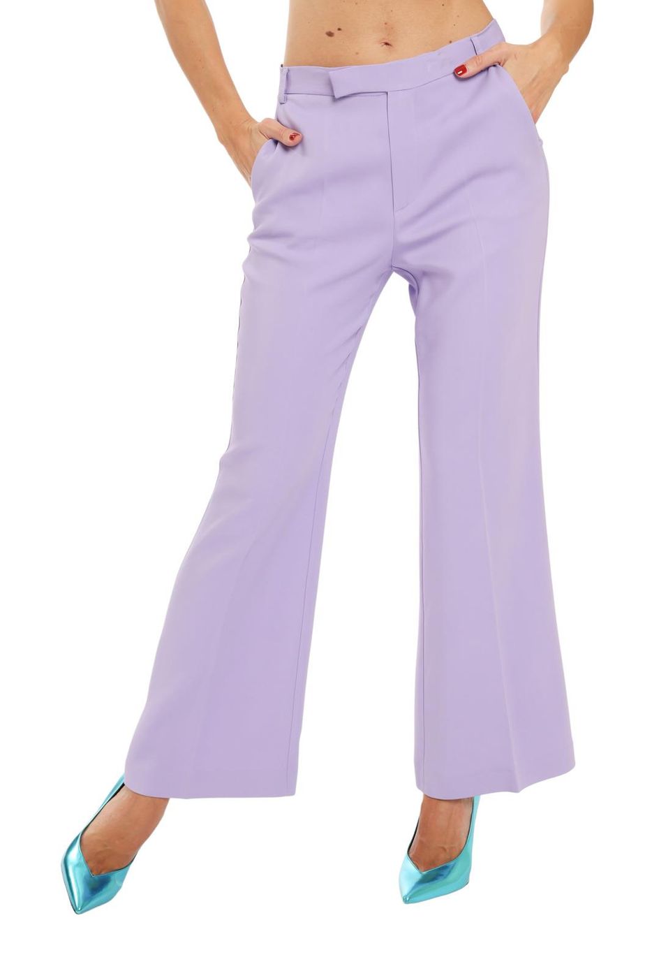 P21cppa009  pantaloni  simona corsellini  glicine, 42