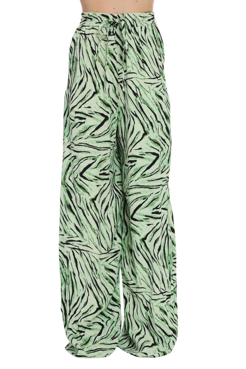 Borange  pantaloni  essentiel antwerp  verde menta/nero/verde, 40