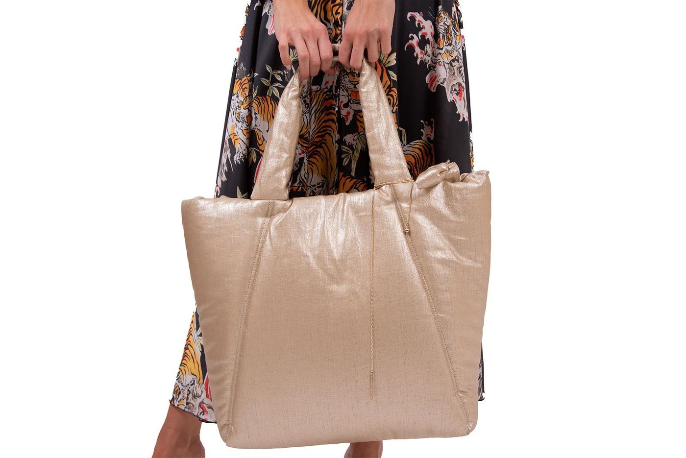 Bo001  borse  simona corsellini  beige/oro, uni