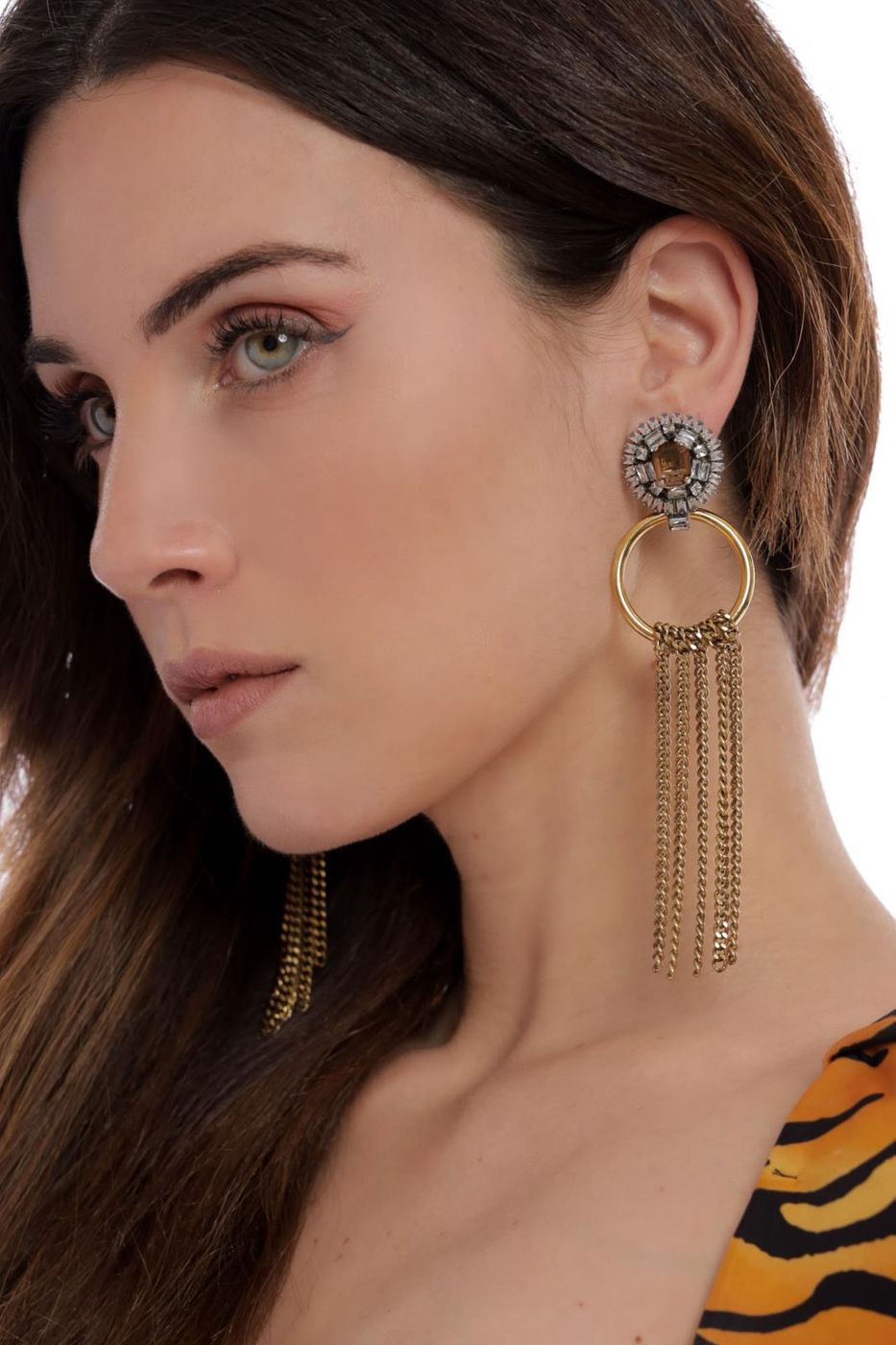 R1228  orecchini  rada'  brown