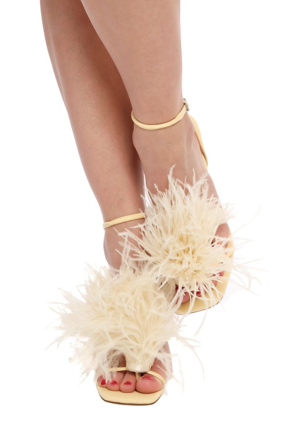 Flirtalot  scarpe  jeffrey campbell  yellow clear, 39