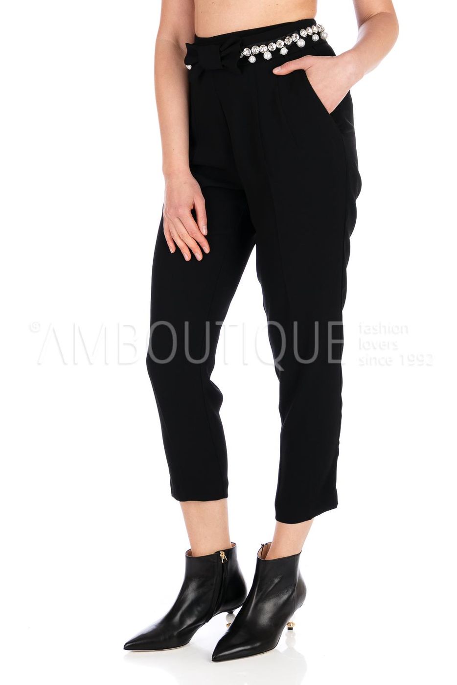 195023135  pantaloni  acc ess fashion  nero, xs