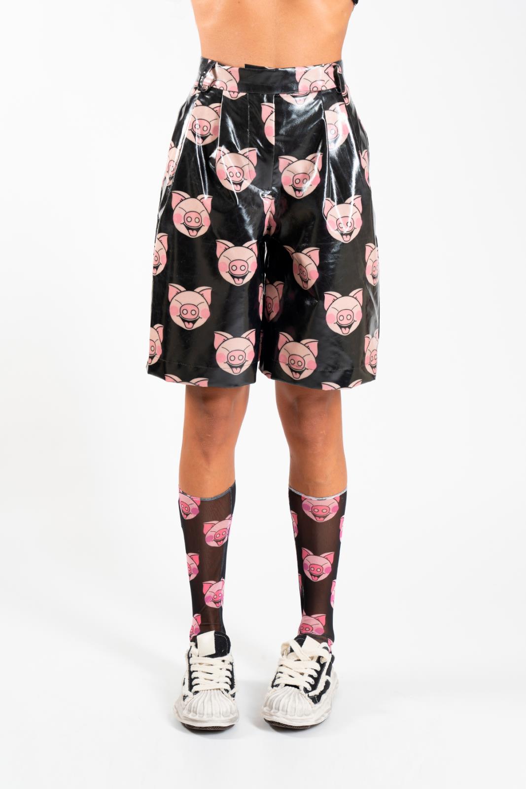 2047wbe  pantaloncini  white  black, l