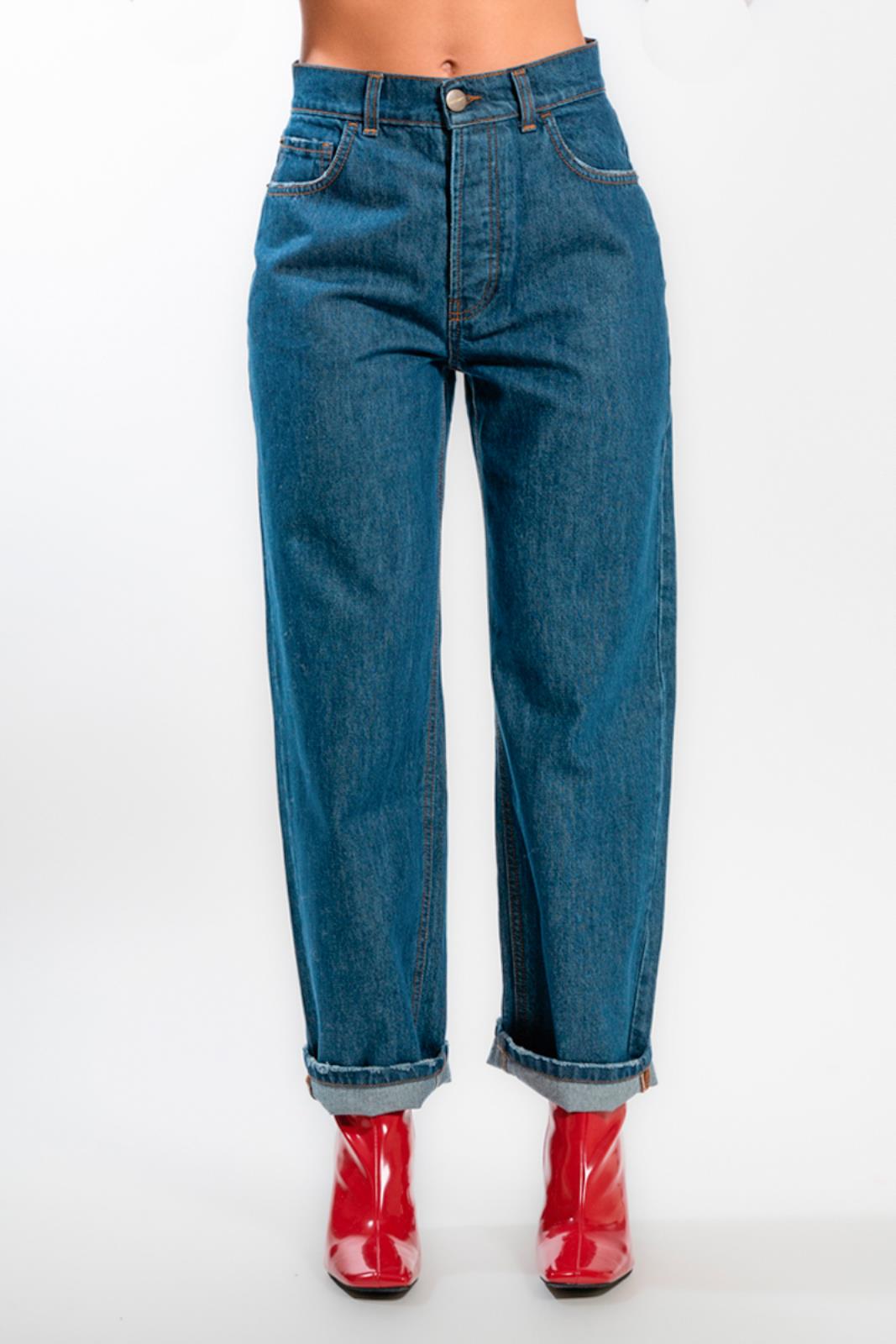 Ki2296  pantaloni  kostumn°1  blu denim, 26