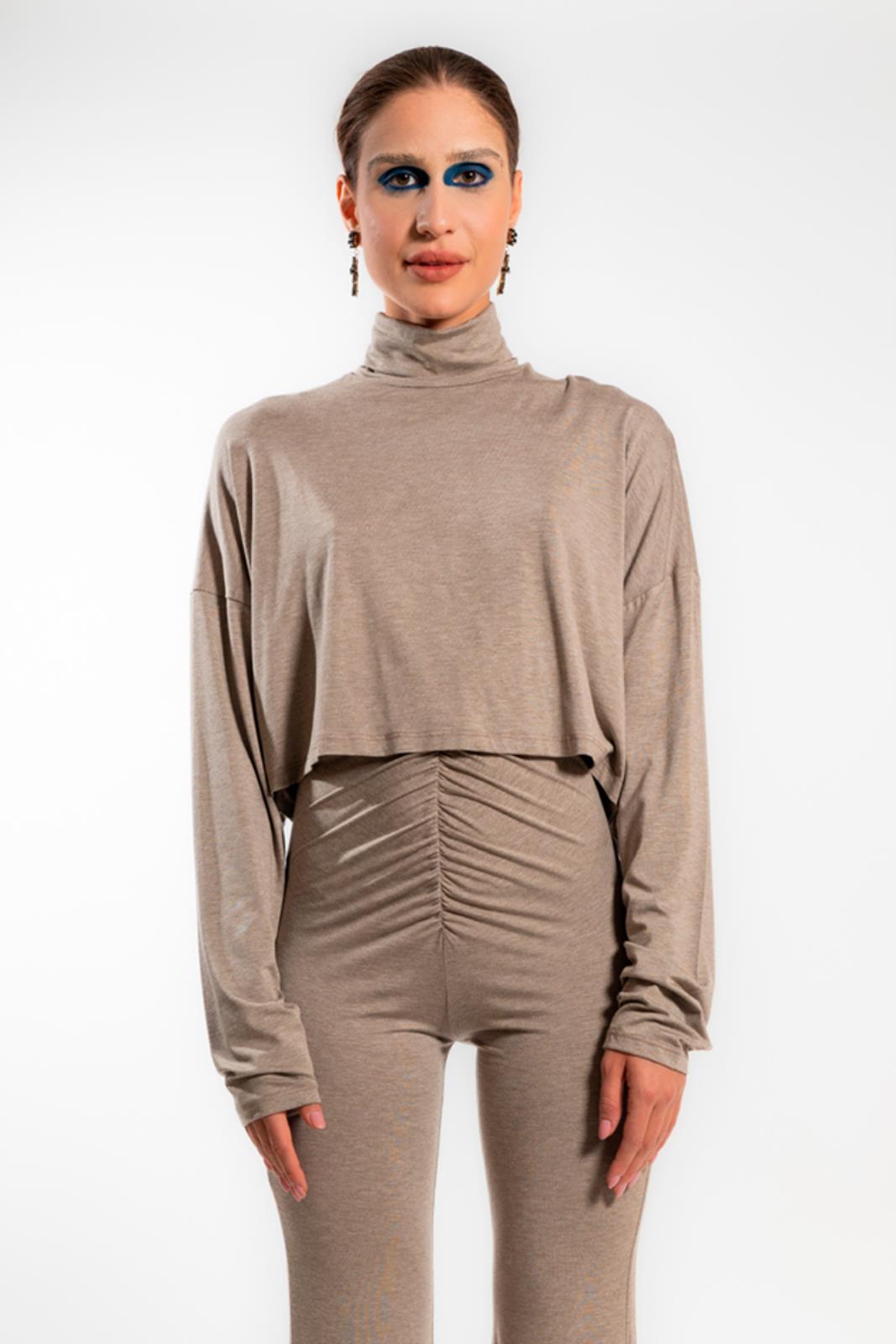 Ki22205  tshirt e polo  kostumn°1  sabbia, m