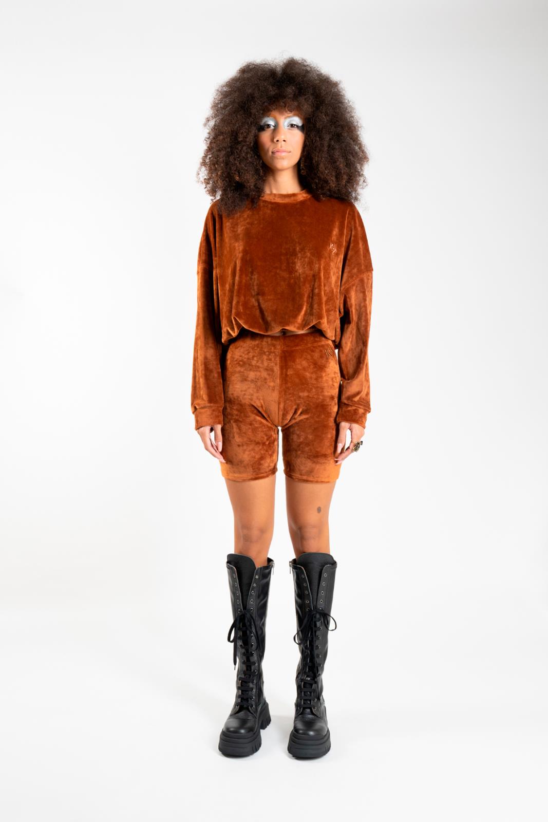 Ki2211  pantaloncini  kostumn°1  cioccolato, xs