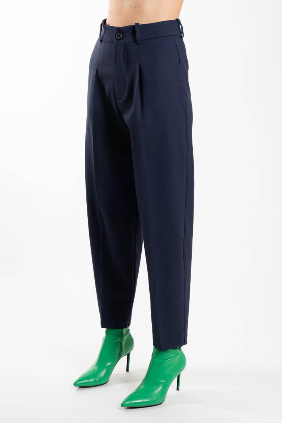 M1z1784  pantaloni  solotre  blu navy, 42