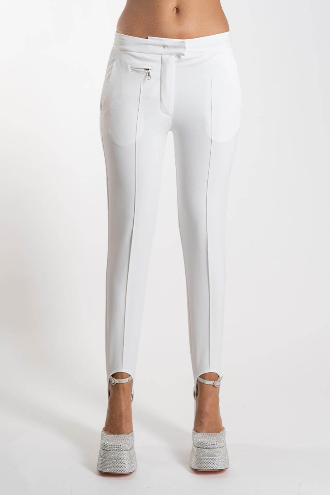 B021v526  pantaloni  vivetta  bianco, 44