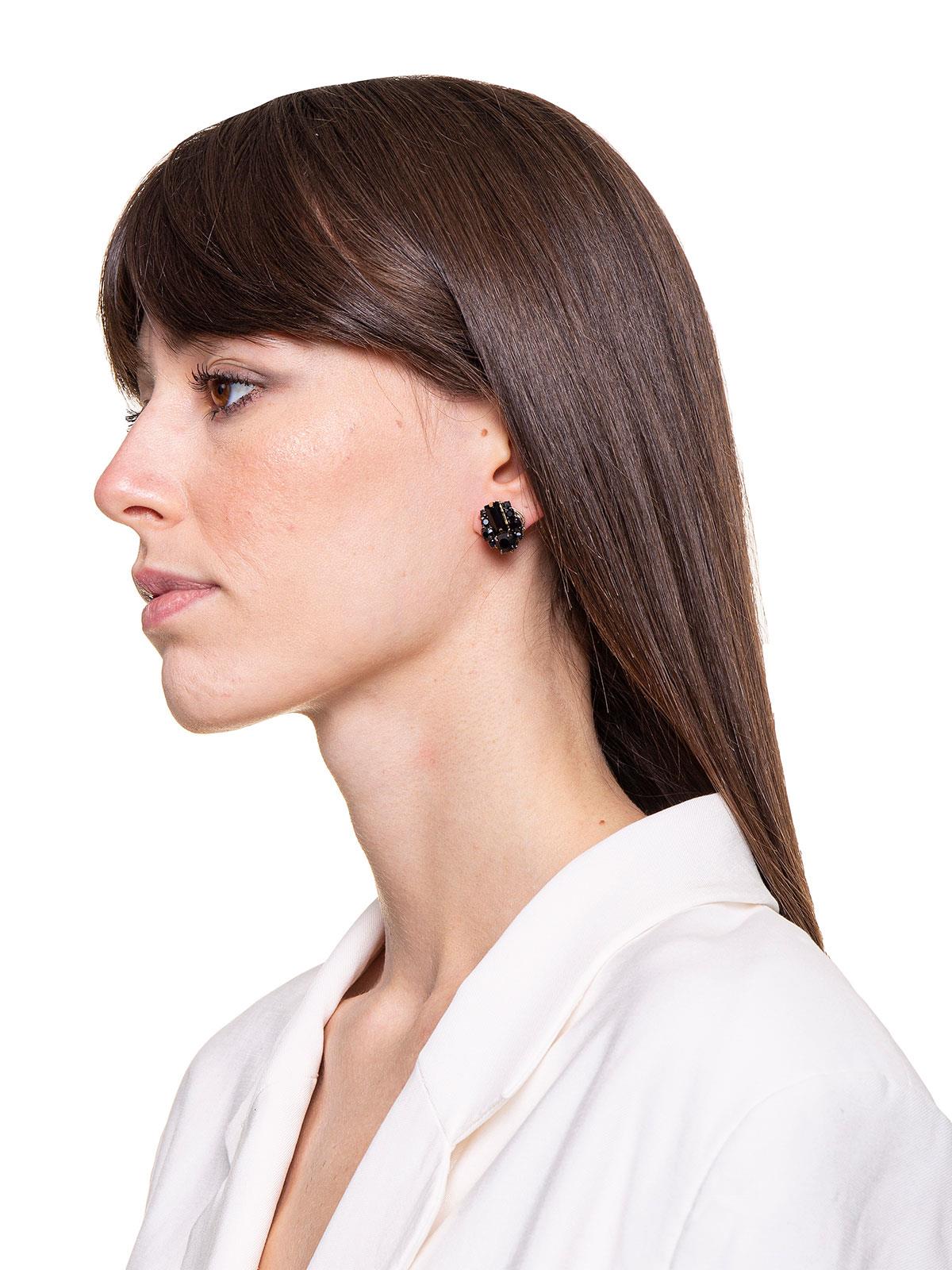 R1616 set  orecchini  rada'  black