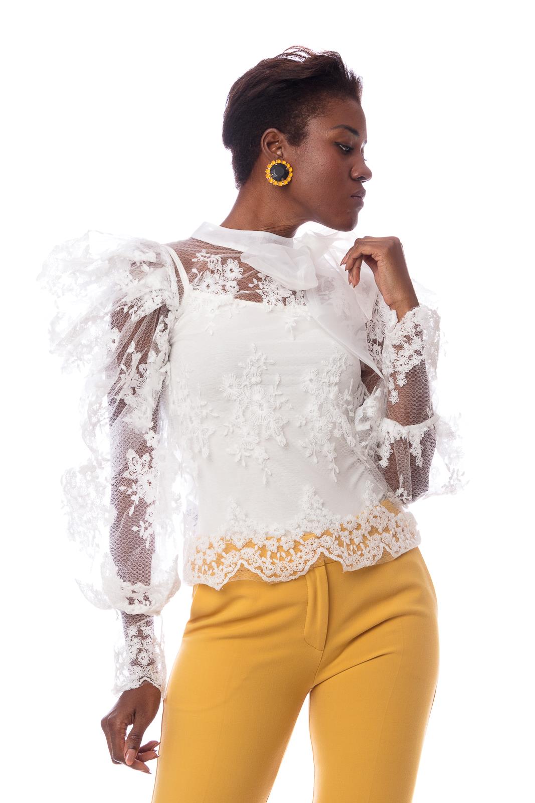 Orbosw/17  orecchini  caterina mariani bijoux  senape/nero