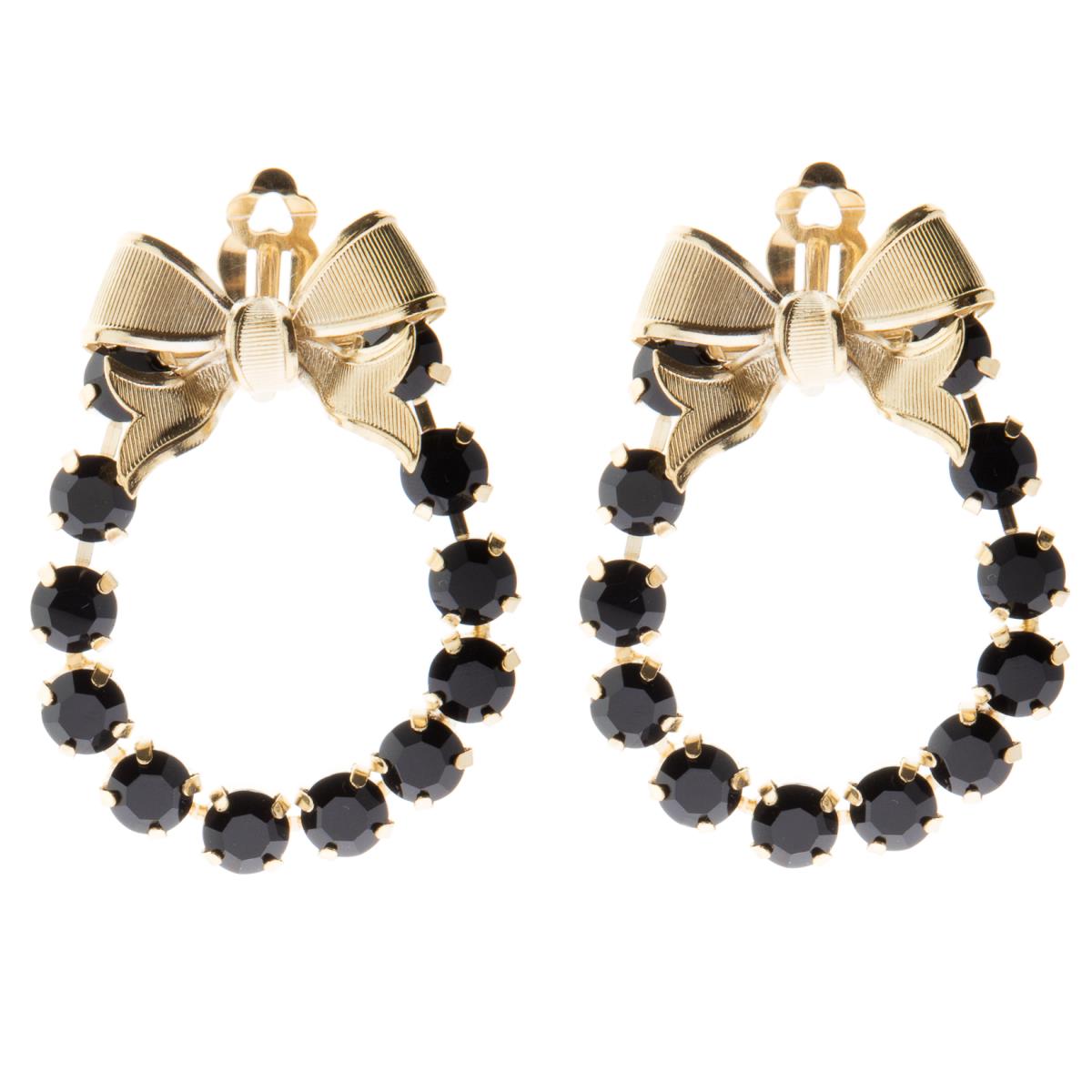 Cmpe1620  orecchini  caterina mariani bijoux  swar/nero