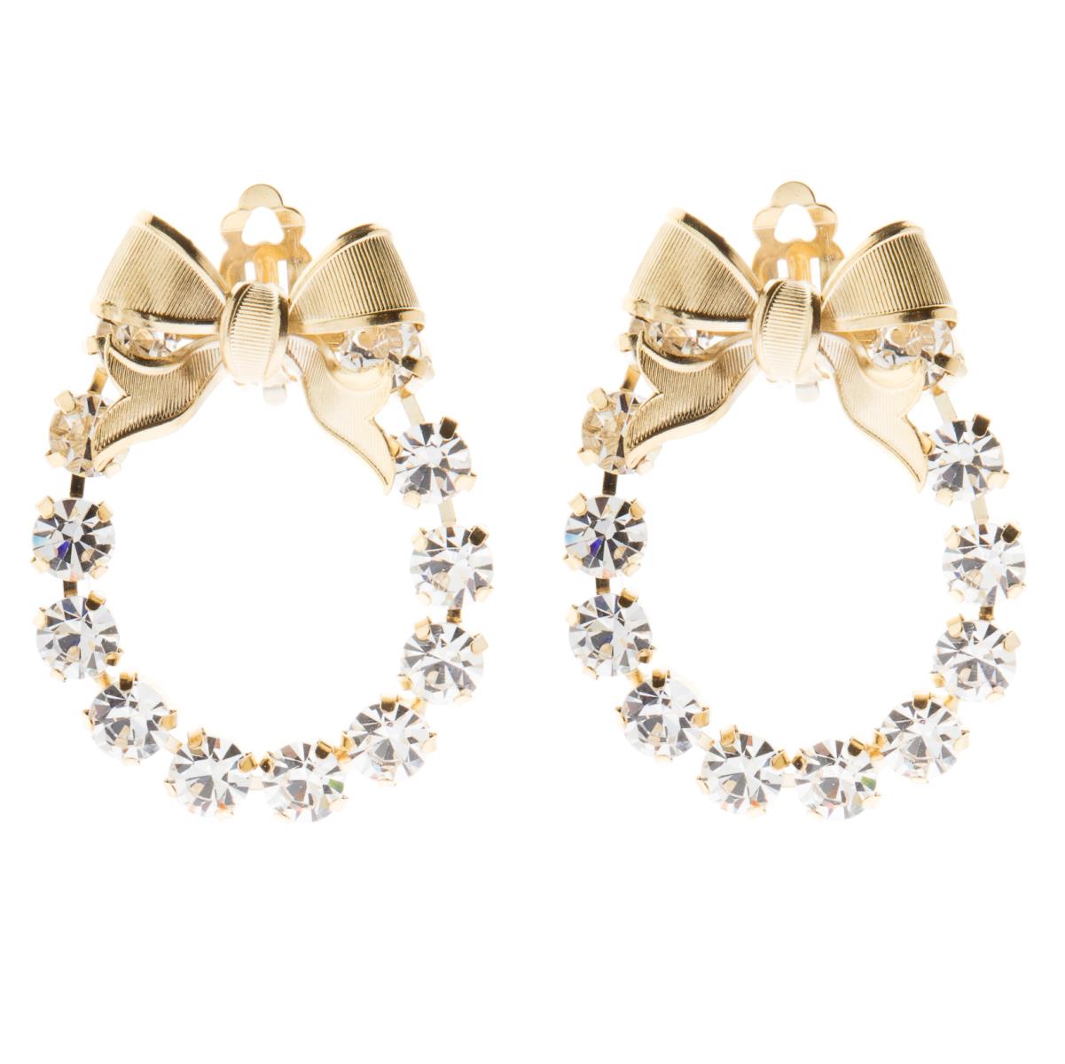 Cmpe162o  orecchini  caterina mariani bijoux  swar/bianco