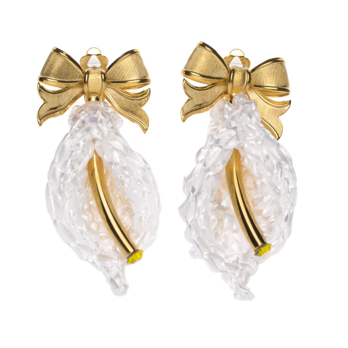 Cmcr1602  orecchini  caterina mariani bijoux  giallo