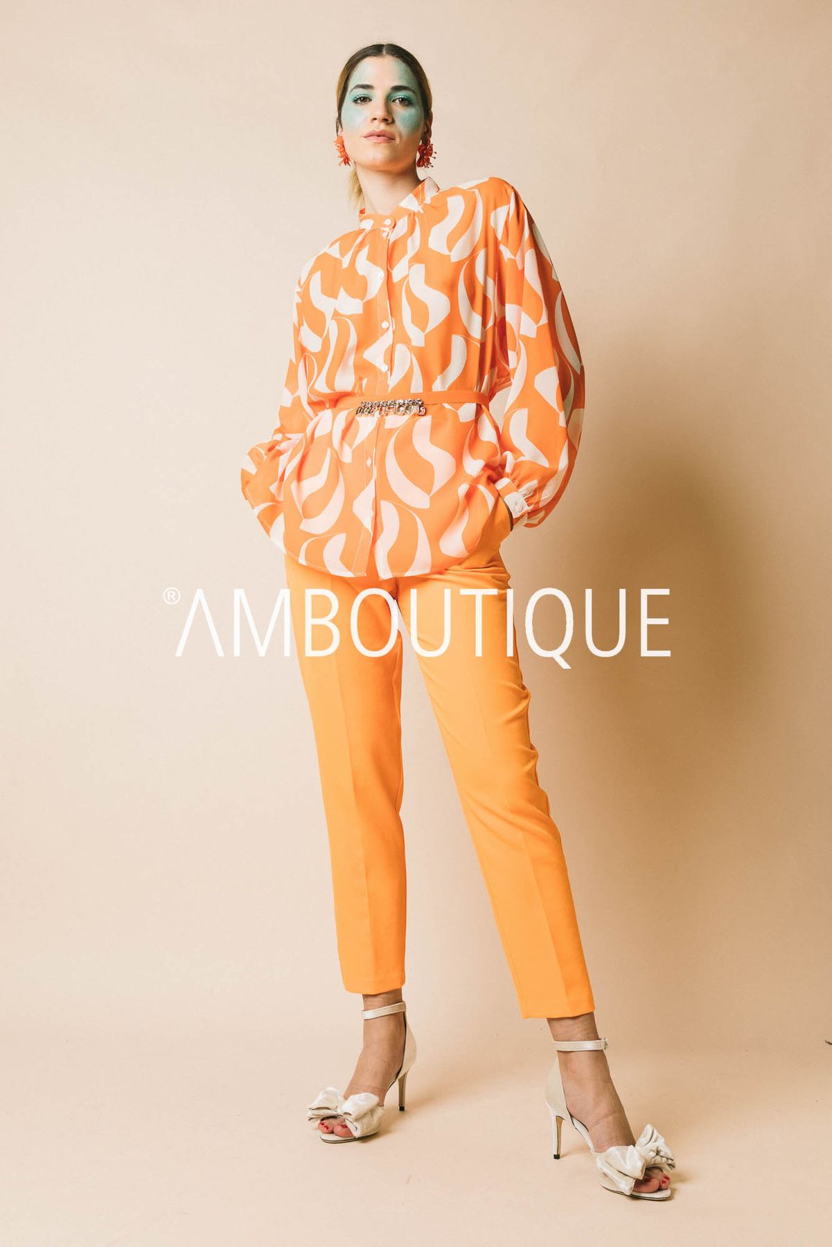 335040244  pantaloni  acc ess fashion  arancione, m