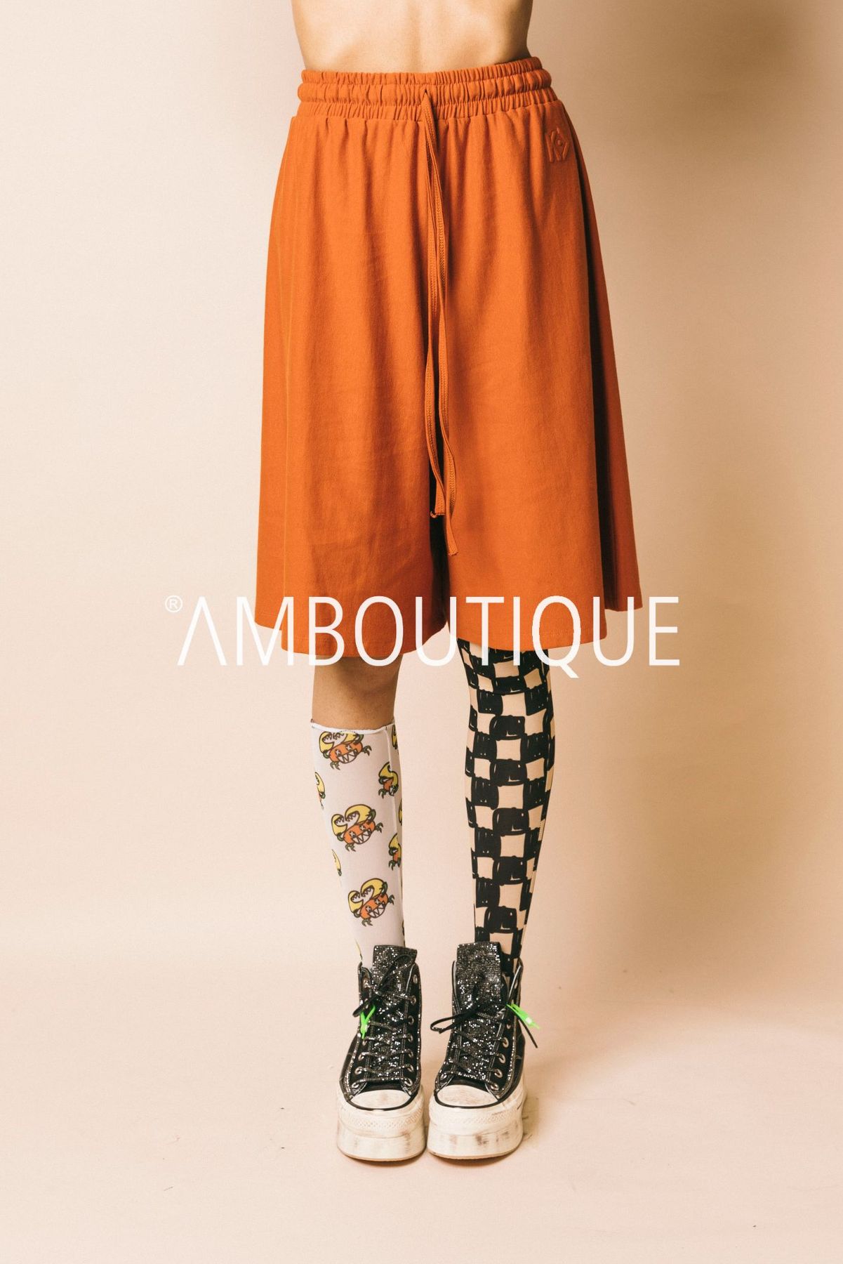 Sockscrab  calze  white  bianco, m/l