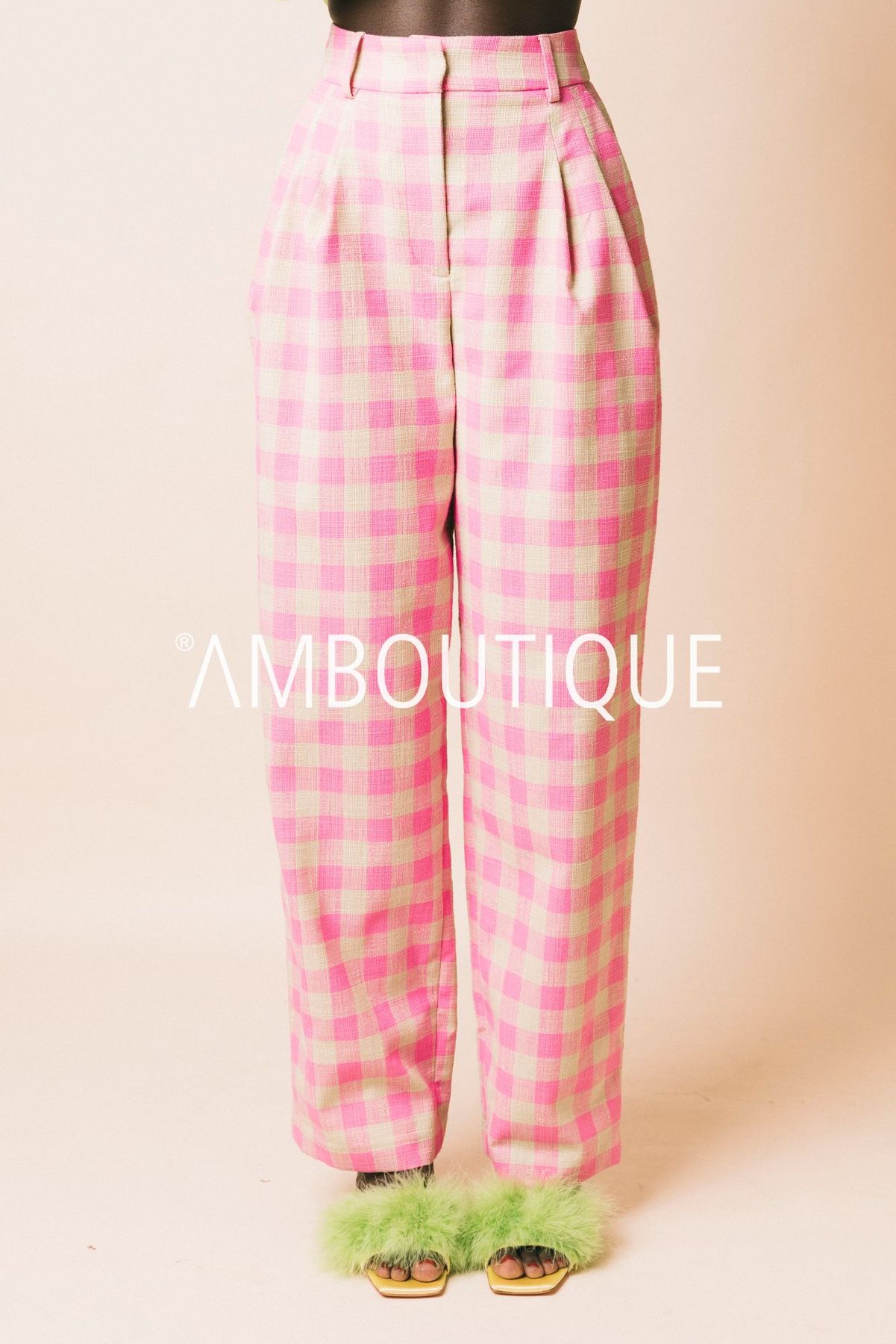 Douglas pants  pantaloni  essentiel antwerp  rosa/corda, 44