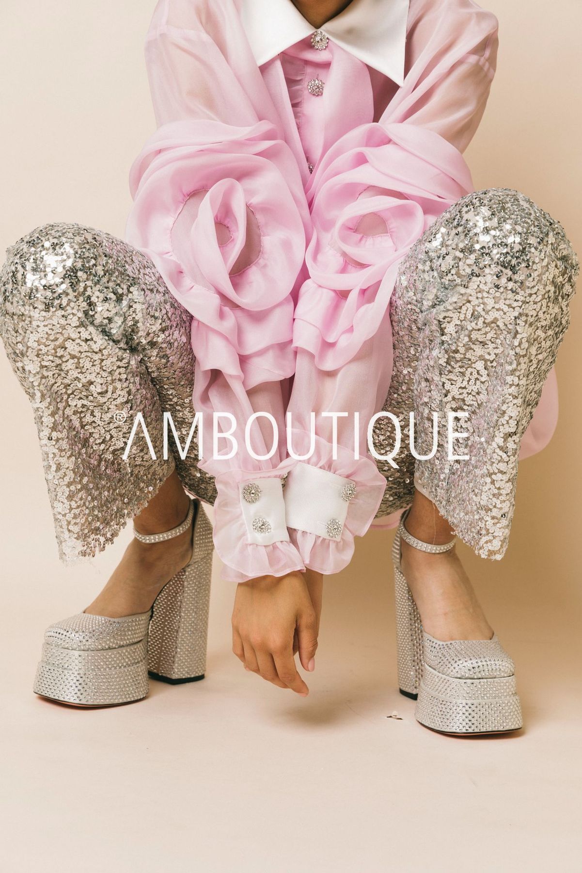 Me0128  pantaloni  solotre  argento, 38