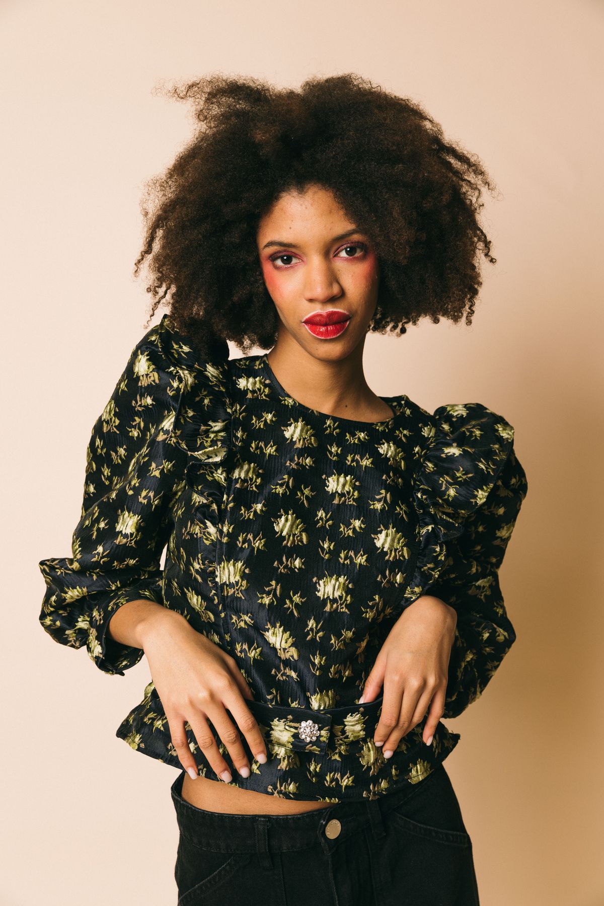 Delinda blue  blusa  custommade  blu, m