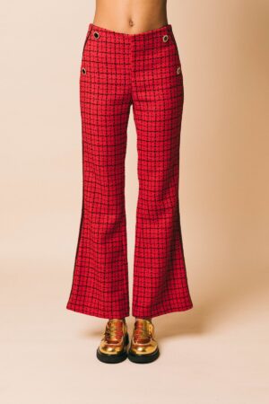 Pa010-01 red - Pantaloni - SIMONA CORSELLINI