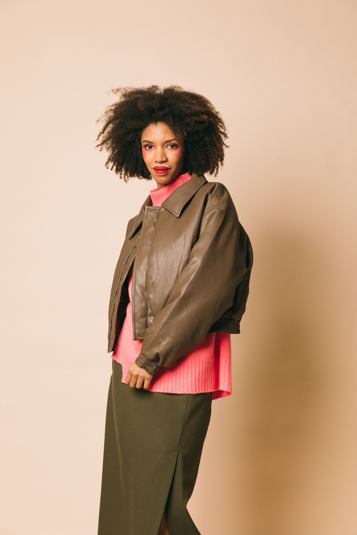 Ck6230a brown  giacche  glamorous  brown, xs