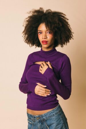 KI2373 viola - Maglieria - KOSTUMN°1