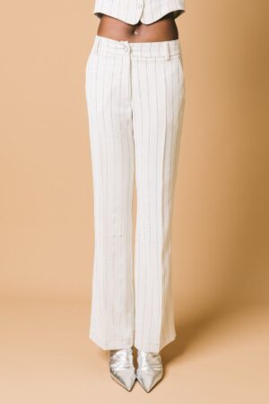 43-5115 vaniglia - Pantaloni - ACC ESS FASHION