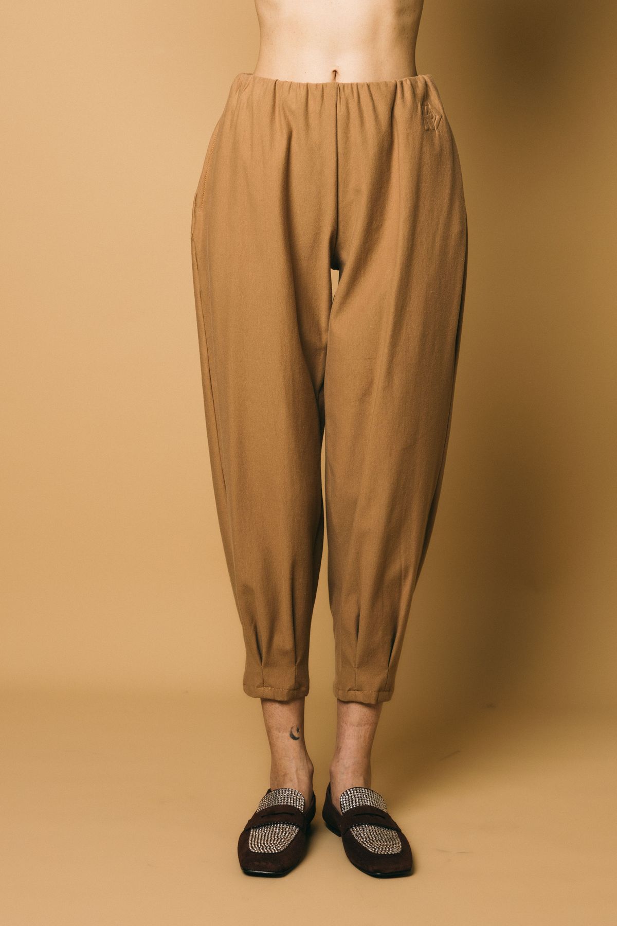 Ke2418 nude  pantaloni  kostumn°1  nude, s