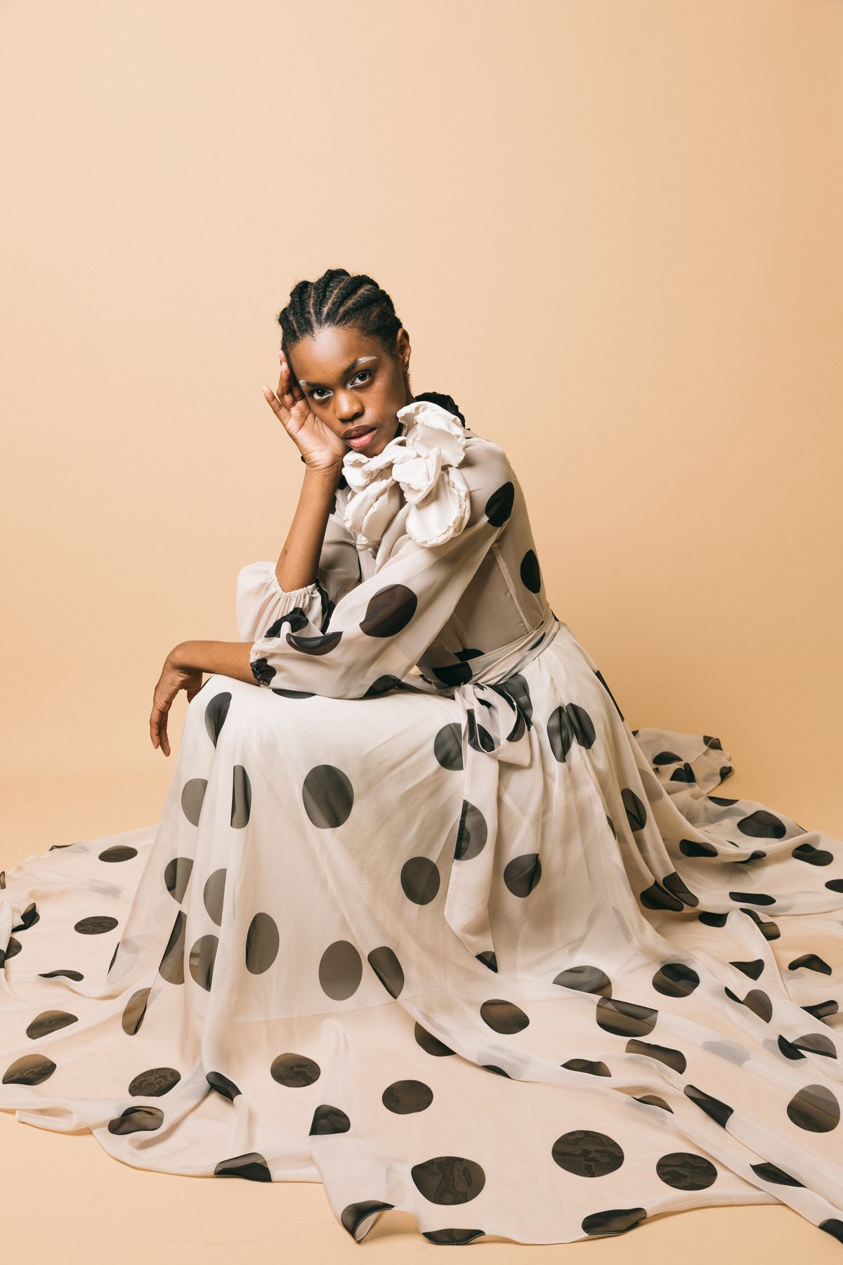 Gcr24a399c06 pois  abiti  giadacurti  pois avorio, 48