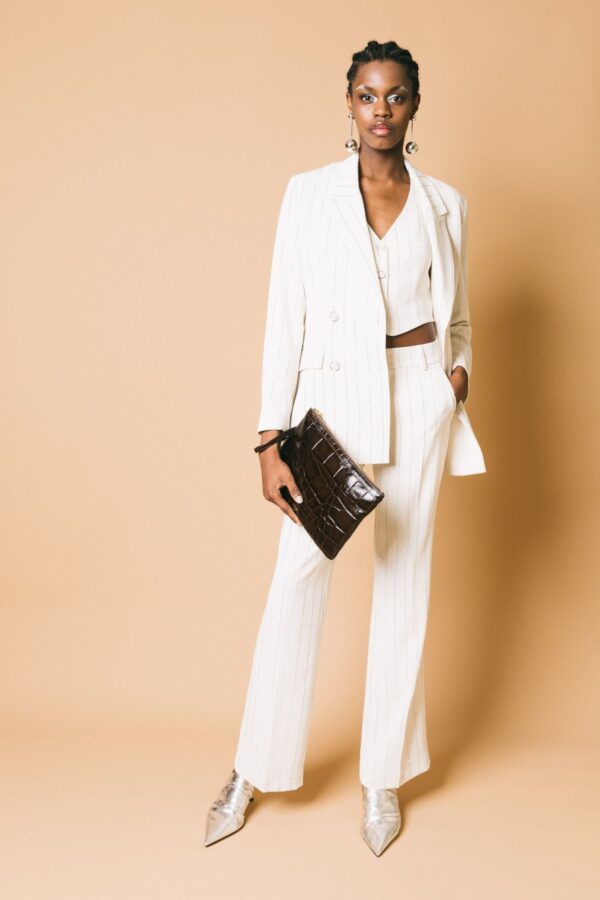 43-5115 vaniglia Pantaloni ACC ESS FASHION AM Boutique