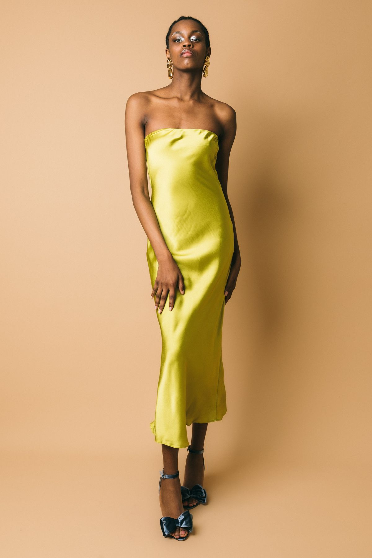 Ck7520 citrus  abiti  glamorous  verde cedro, m