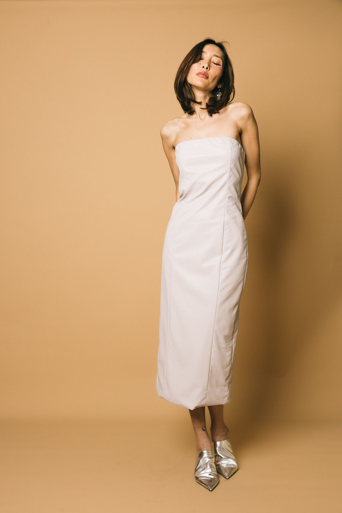 Gs0560 grey  abiti  glamorous  grigio, xs