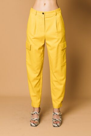 PA012-01 golden yellow - Pantaloni - SIMONA CORSELLINI