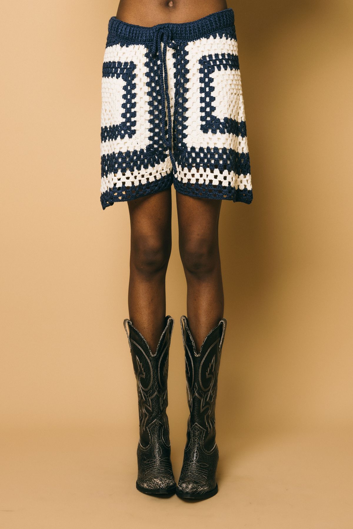 Anicee  shorts  frnch paris  crema/blu, m