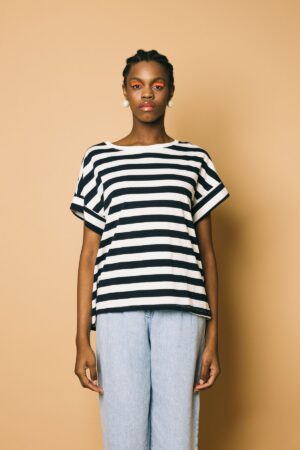 M1B0084 righe blu - T-Shirt e Polo - SOLOTRE