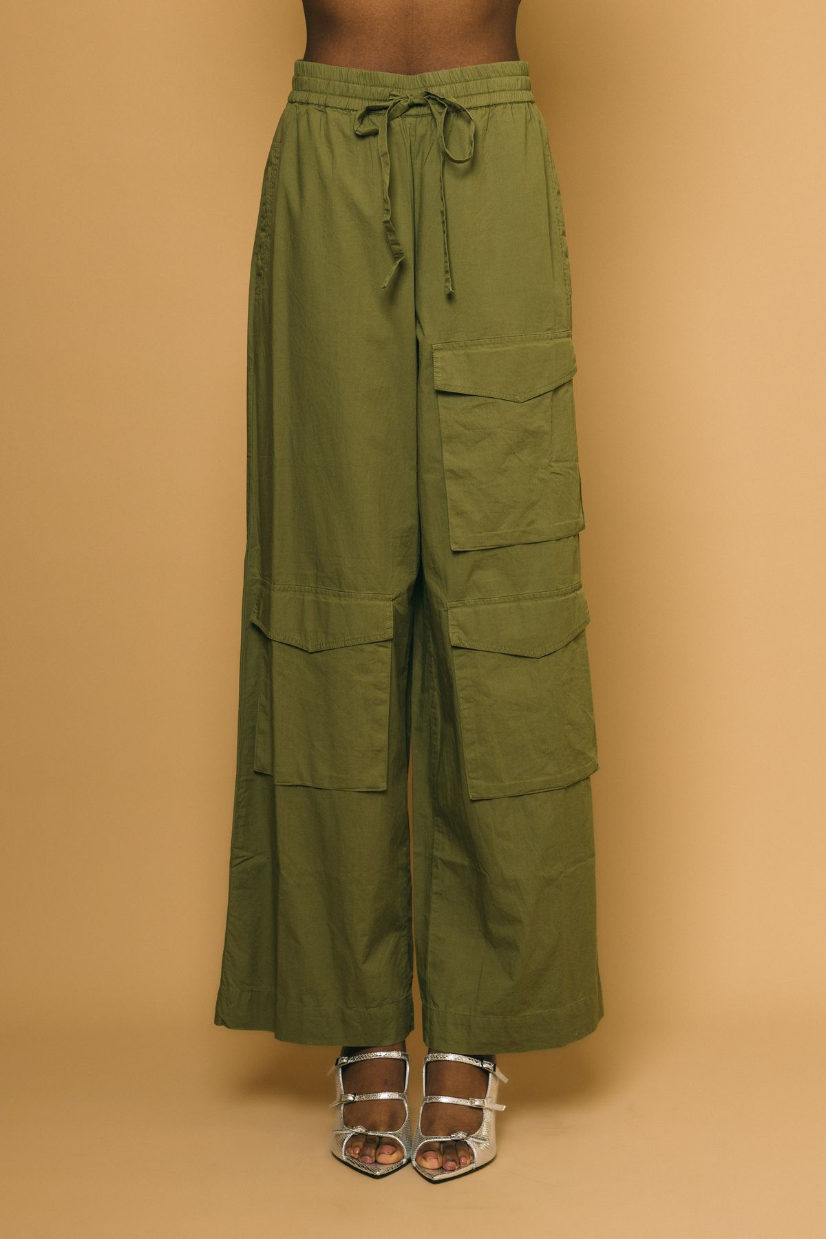 Fopy pants  pantaloni  essentiel antwerp  khaki, 40