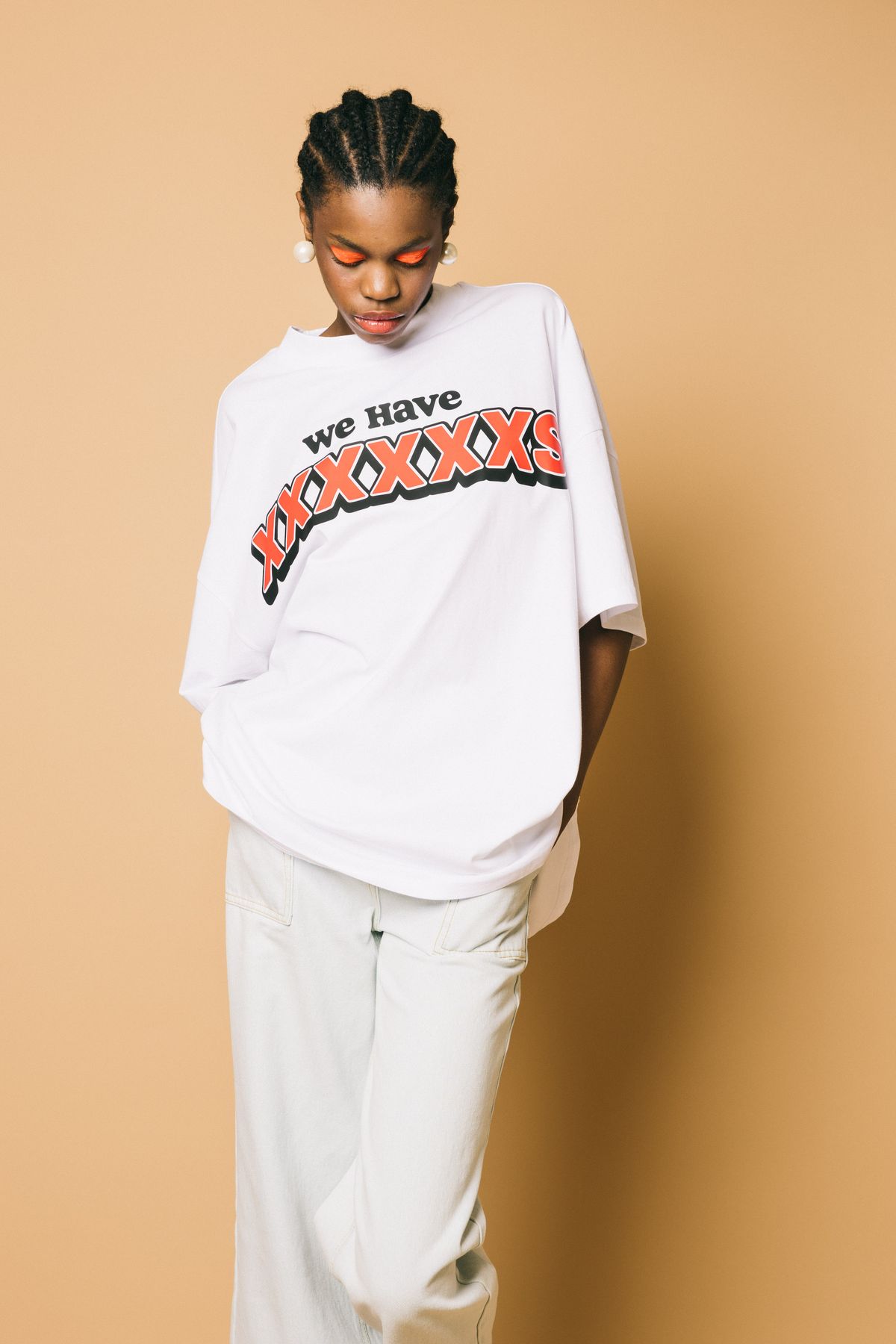 5041wmt  tshirt e polo  wstudio  bianco, taglia unica