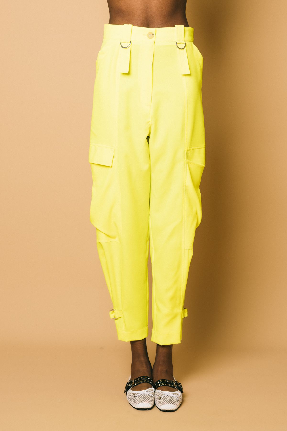 M1b0091 lemon  pantaloni  solotre  lemon, 42