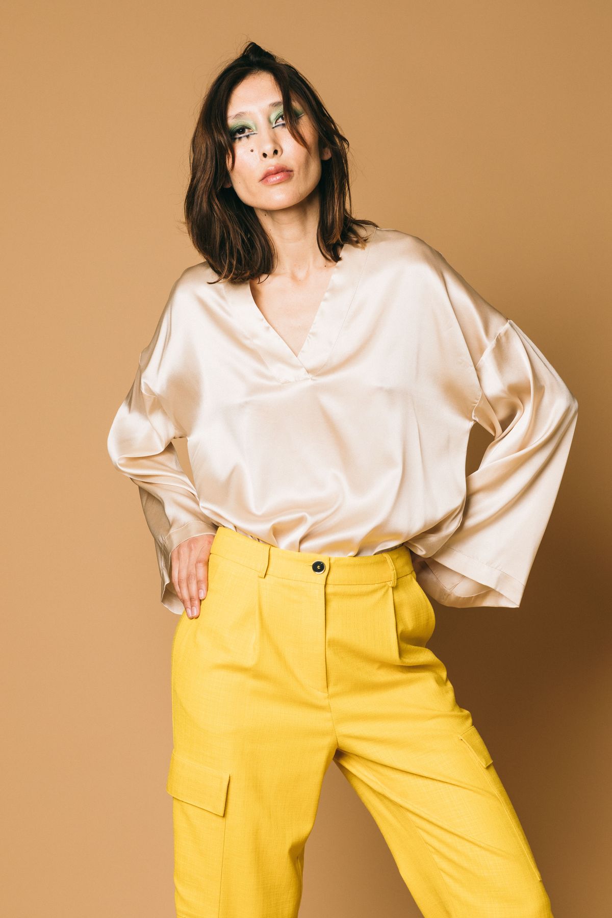 M1b0137 cocco  blusa  solotre  cocco, 44