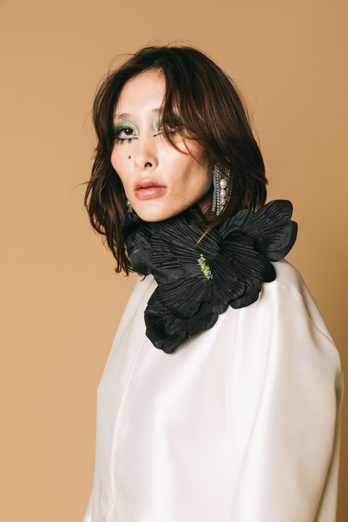 Fiore spilla nero  spille  the m..  nero, taglia unica