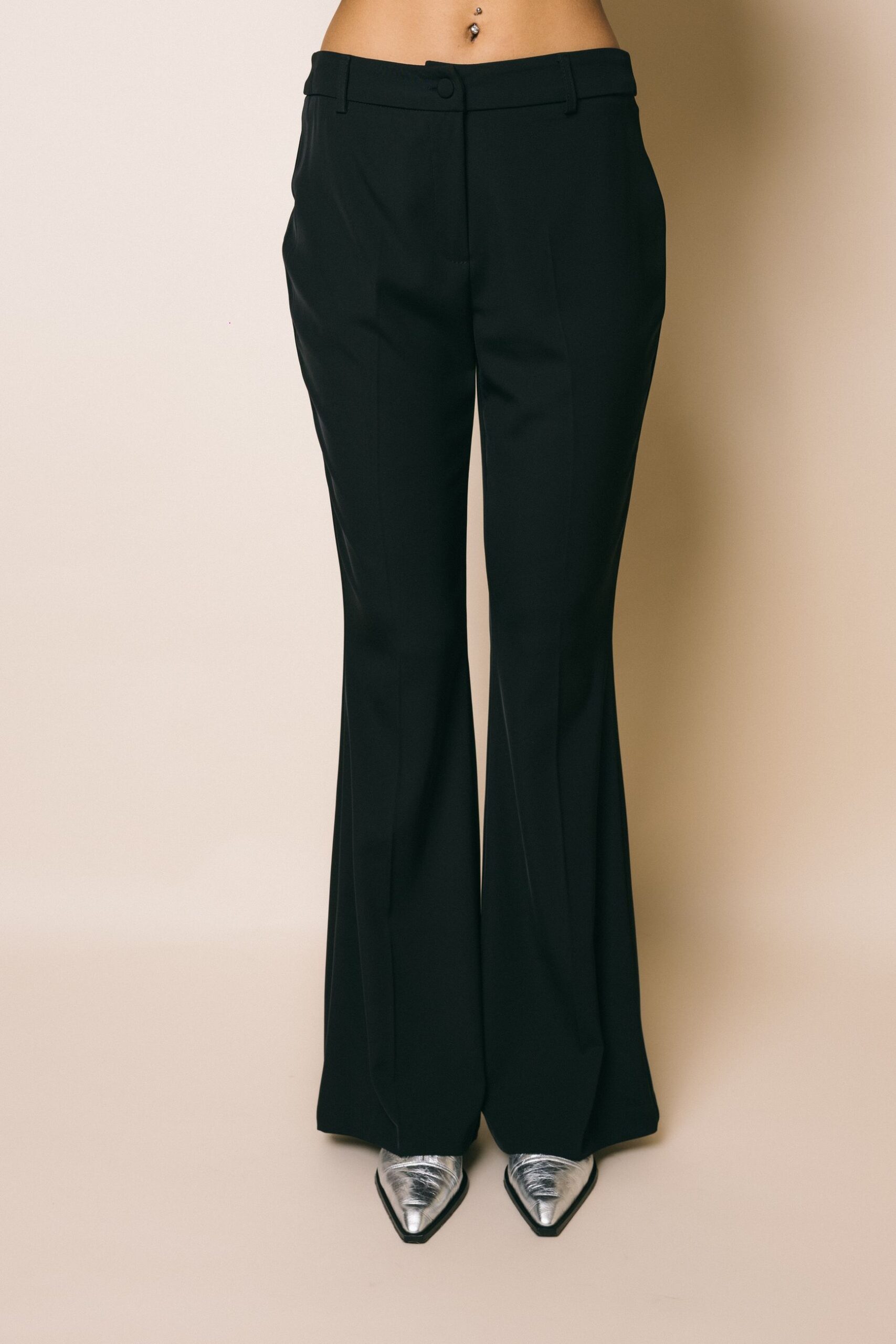 Ki24105 nero  pantaloni  kostumn°1  nero, l