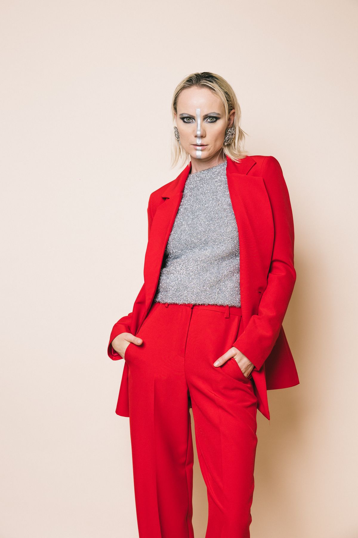 Ki24111 rosso  giacche  kostumn°1  rosso, s