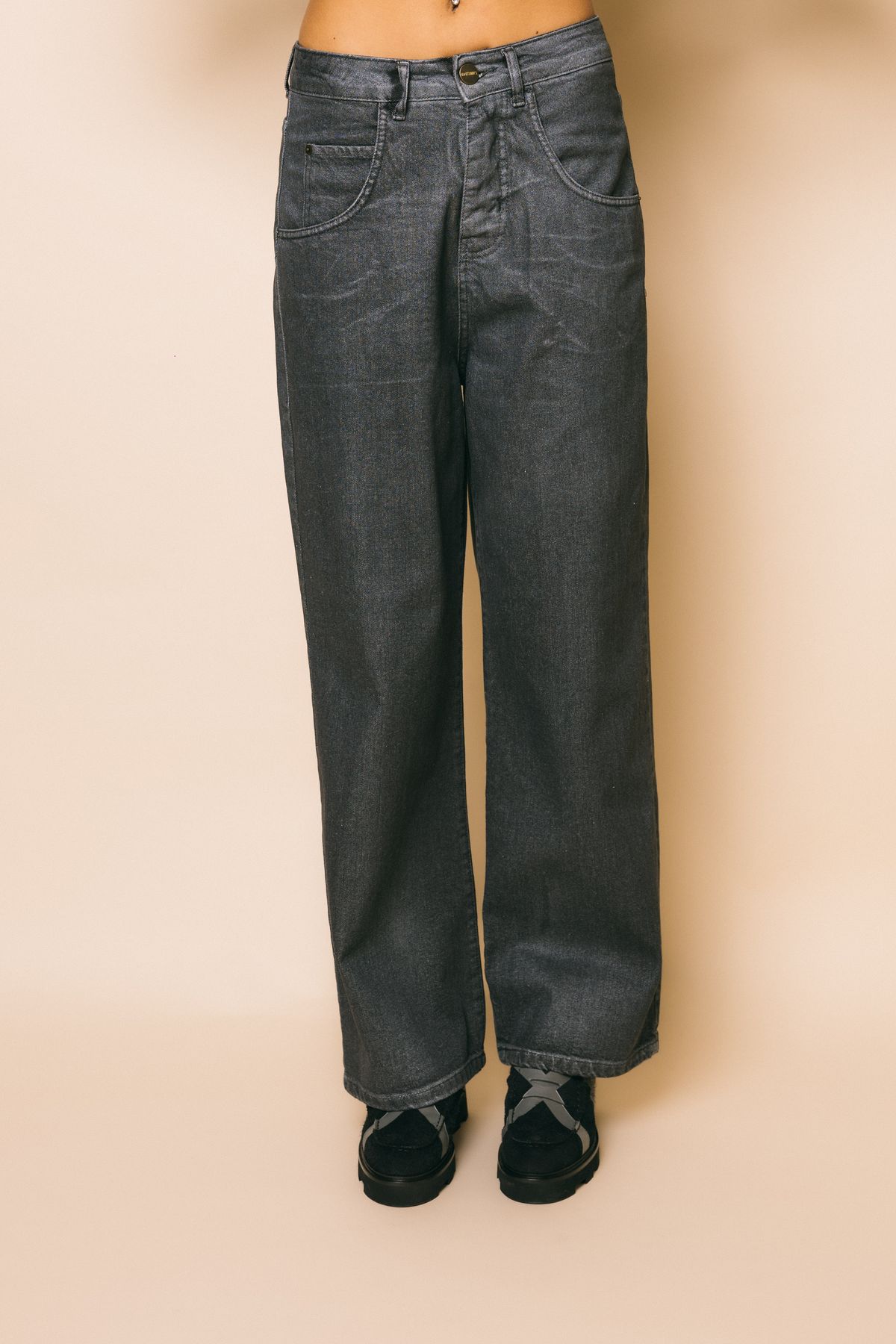 Ki2478 grigio  jeans  kostumn°1  grigio, 26