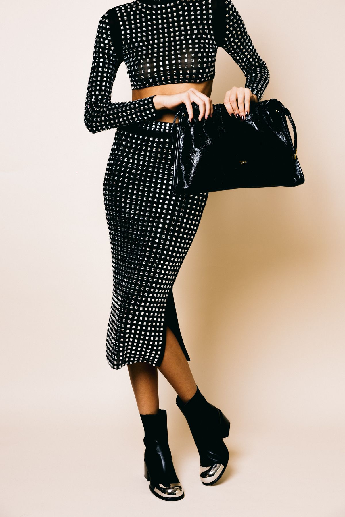 Sheila skirt  gonne  sharay  nero, l