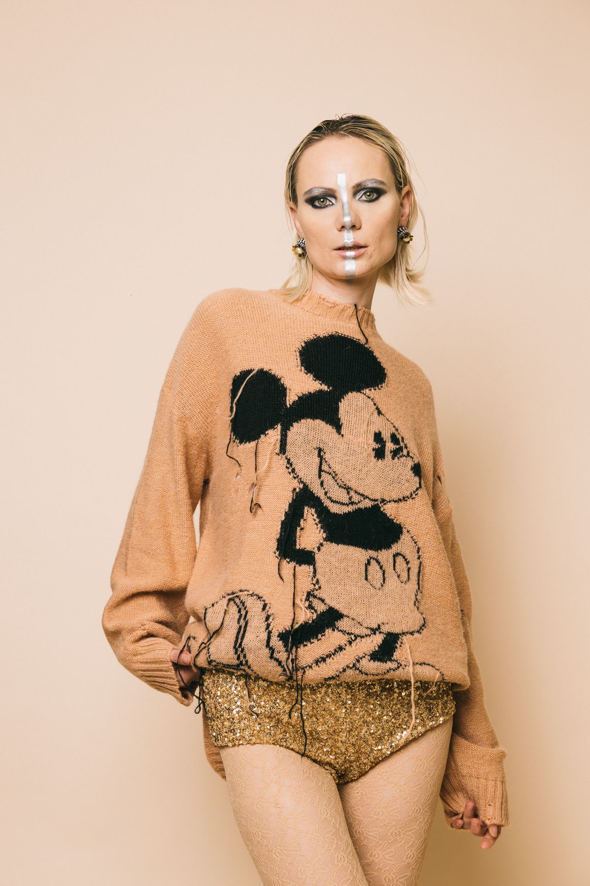 181053 maxi pull mickey  maglieria  aniye by  phard, s