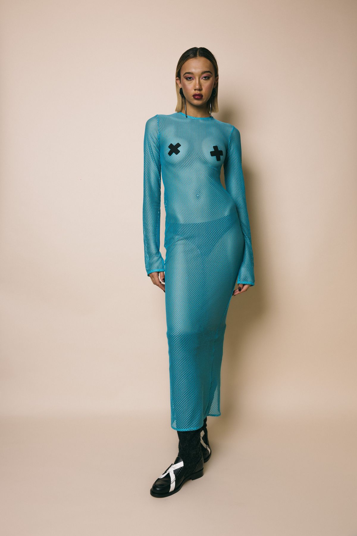 5022  abito lungo  wstudio  azzurro, l