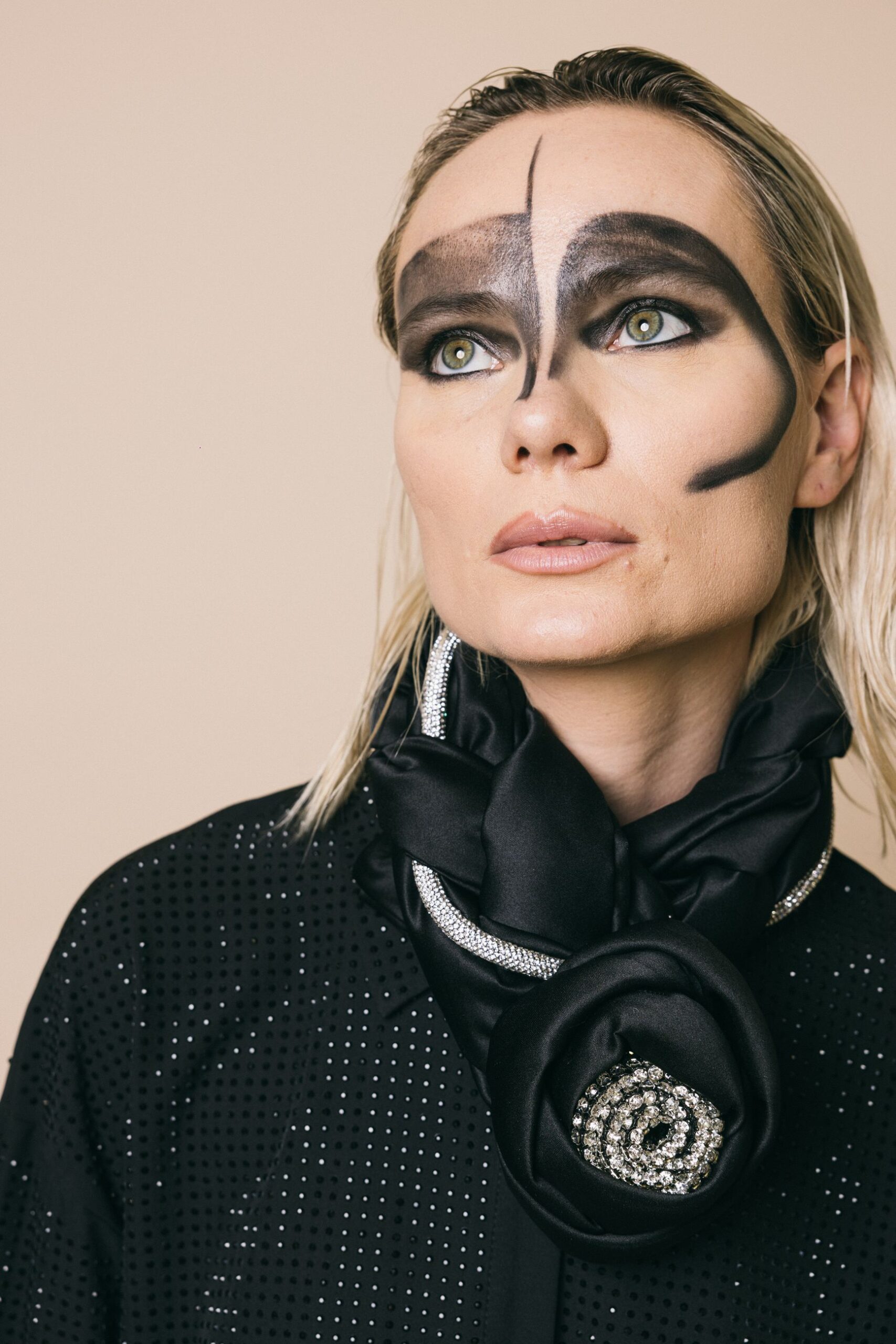 L0404 nero  sciarpe  rada'  black