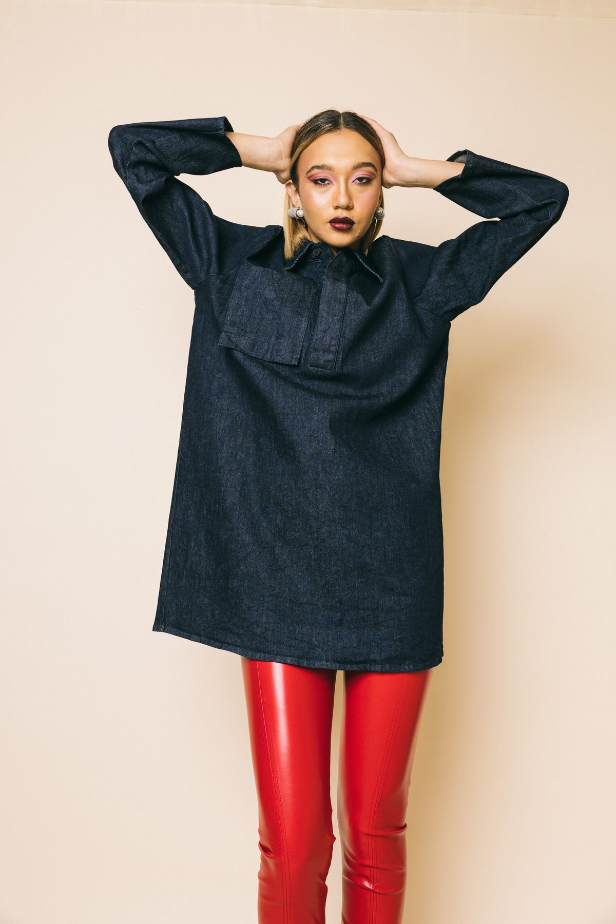 Janel blu  abito  the m..  blu denim, m